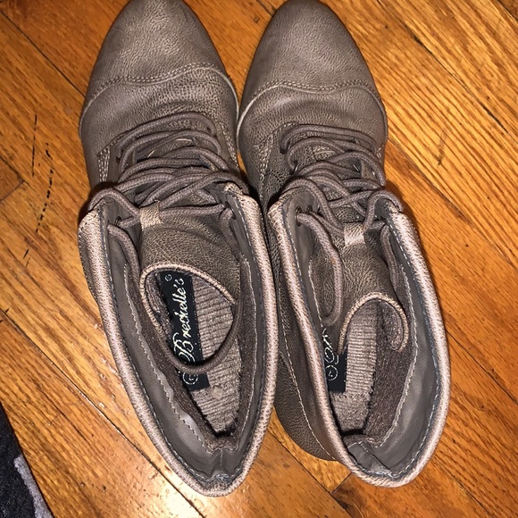 Light brown faux leather booties - Picture 5 of 7